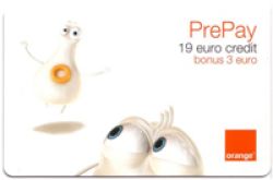 Cartela prepay Orange 19 Eur