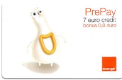 Cartela prepay Orange 7 Eur