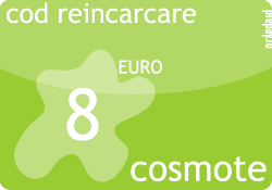 Cod reincarcare Cosmote 8 Euro