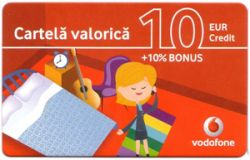 Cartela Prepaid Vodafone 10 Eur