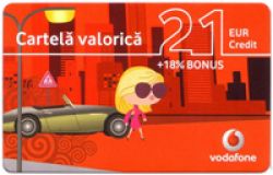 Cartela Prepaid Vodafone 21 Eur